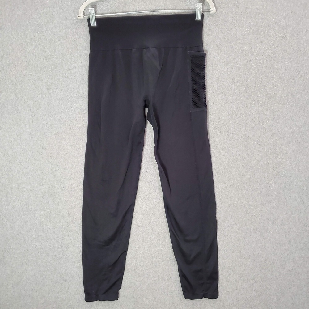 PINK Victoria's Secret Women Activewear Pants Large Black‎ Leggings Cool & Comfy